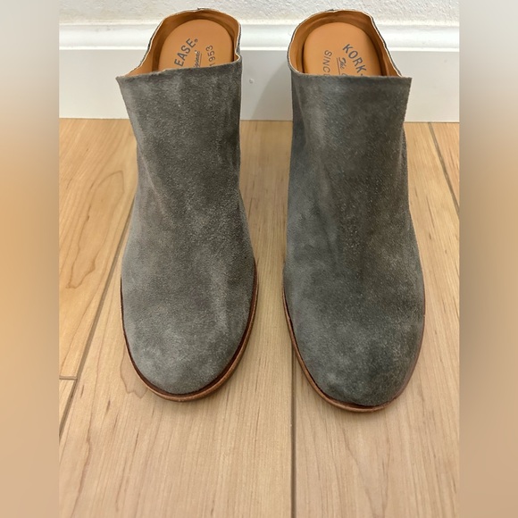 Kork Ease Chaillis Suede Block Heel Mules - Picture 2 of 8